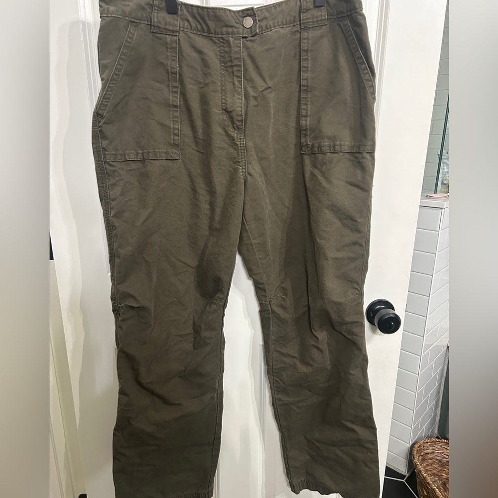 EUC Vintage Woolrich Women’s utility/hiking/military pant size 16 but fits 14 - Picture 2 of 12